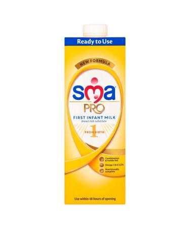 SMA Pro First Milk RTF Liquid 1 Litre
