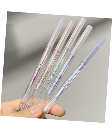 Gogogmee 5pcs Brow Pencils with Brush Brown Eyebrow Pencil Hair Double Bun Eyebrow Makeup Pencils Plastic - Buy Online on SooperMarket.com