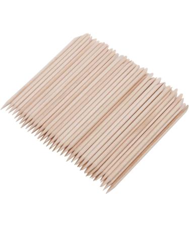 FRCOLOR 100pcs Nail Art Wood Sticks Orangewood Sticks for Nails Cuticles Nails Remover Tool Cuticle Sticks for Nails Nail Cleaning Sticks Wood Cuticle Pusher Wooden Sign Bamboo medium As Shown - Buy Online on SooperMarket.com