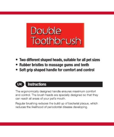 Buy Mikki 6221104 Double Toothbrush - Ideal for Healthy Teeth | International Shipping Available - Buy Online on SooperMarket.com