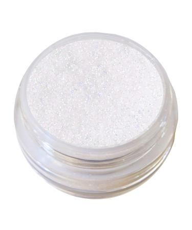 KM-Nails Glitter white iridescent XXL Studio size fine 10ml