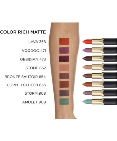 L'Oreal Paris Color Riche Magnetic Stones Matte Lipstick 909 Amulet - 1 Count - Buy Online on SooperMarket.com