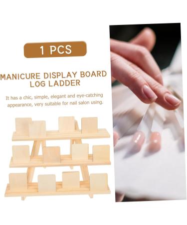 TOPBATHY 1pc Nail Art Display Stand Log Three-dimensional Sample Holder - Buy Online on SooperMarket.com