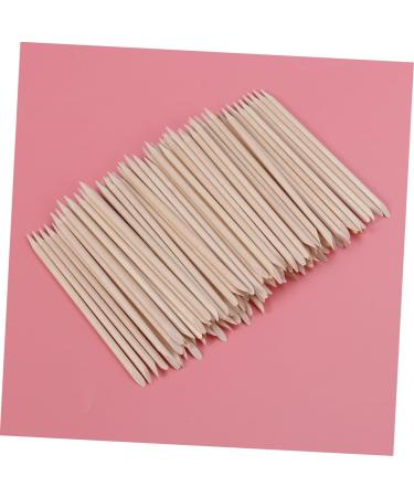 FRCOLOR 200 Pcs Wood Cuticle Pusher Bulk Wooden Nail Supplies Nail Art Wood Sticks Cuticles Nails Remover Tool Orange Wood Sticks Orange Wood Stick for Nails Bamboo Manicure Cleaning Stick mediumx2pcs As Shownx2pcs - Buy Online on SooperMarket.com