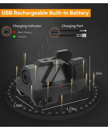 XYH-Win Low Profile Green Tactical Laser Sight | USB Rechargeable | for Taurus G2C G3C | Ambidextrous Control | Class IIIA 5mW - Buy Online on SooperMarket.com