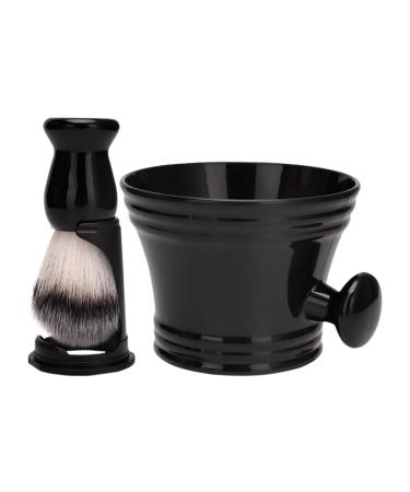 Folpus razor brush set shaving bowl portable professional soap brush for the hairdresser husband home accessories salon black
