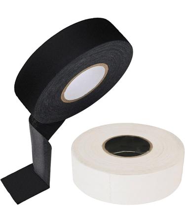 Eterspr Hockey Band Tapes - Non-Slip Handlebar Grip for Hockey Badminton & Golf - 2 Roll Set (Black & White) - 2.5cm 20m - Buy Online on SooperMarket.com
