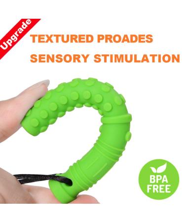 Sensory Chew Necklace 4 Pack - Seeway Mace Chewy Necklace Set for Kids - BPA Free Silicone Chew Toys for ADHD & SPD - Buy Online on SooperMarket.com