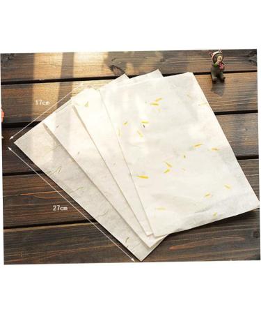 COHEALI 40 Sheet White Drawing Paper Xuan Rice Papers Exercise Paper Chinese Style Botanical Pattern - Buy Online on SooperMarket.com