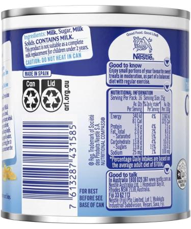 Nestle Sweetened Condensed Milk 397g - Pack of 3 - Buy Online on SooperMarket.com