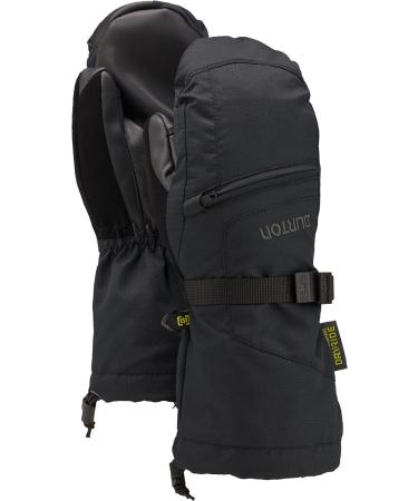 Burton Kids' Breathable Vent Mitten with Handwarmer/Vent Pocket Large True Black