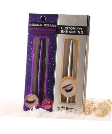 FOYTOKI 2pcs Eyeline Pencil Eye Liner Pencils Liquid Eyeliner Waterproof Eyeliner Pencil Purple - Buy Online on SooperMarket.com