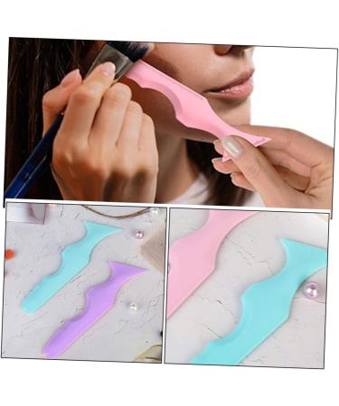 PLAFOPE Blue Eyeliner Pencil 3pcs Silicone Beauty Ruler Purple Tools Silicone Eyeliner Stencils Lipstick Wearing Cosmetic - Buy Online on SooperMarket.com