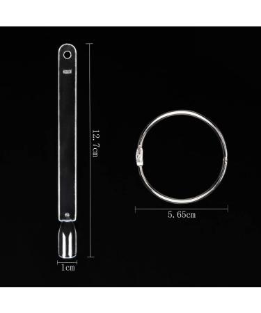 100 PCS Transparent Nail Swatches Sticks Fan-shaped Polish Display Board for Nail Art Tips Practice - Buy Online on SooperMarket.com