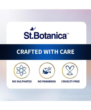 StBotanica Ultimate Hair Repair Shampoo & Moroccan Argan Conditioner 300ml - Nourish & Revitalize Hair | International Shipping - Buy Online on SooperMarket.com