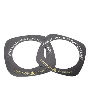 10 Pieces Wax Warmer Collar - Heat-Resistant Protection Rings for Professionals | Square Shape Accessories - Buy Online on SooperMarket.com
