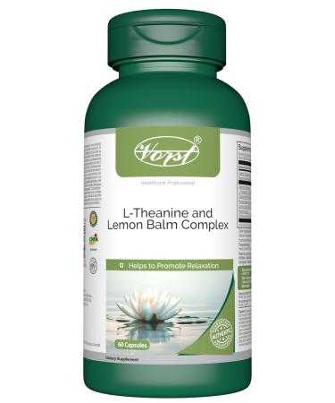 VORST L Theanine and Lemon Balm Complex 60 Capsules | Stress Relief Supplement | Powder Pills | 1 Bottle 60 count (Pack of 1)