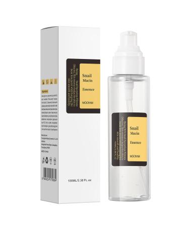 Snail Mucin Essence - 100ml Snail Mucin Moisturiser Snail Face Serum for Face Moisturiser - Mucin Power Essence Brightening Essence Lighten Dark Spots And Fine Lines