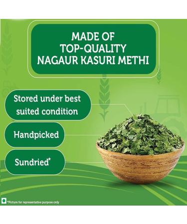 nalAmudhu Kasuri Methi Fenugreek Leaves Dried Methi Leaves 3.5oz/100g  - Buy Online on SooperMarket.com