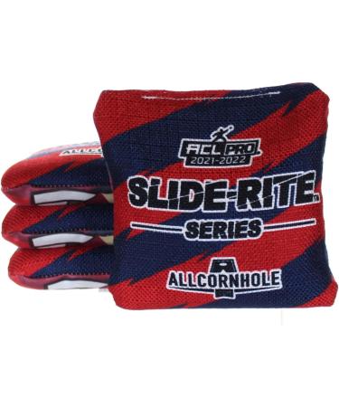Slide-Rite Cornhole Bags | Red, White & Blue USA Design | ACL Pro Approved | Set of 4 | Premium Material - Buy Online on SooperMarket.com
