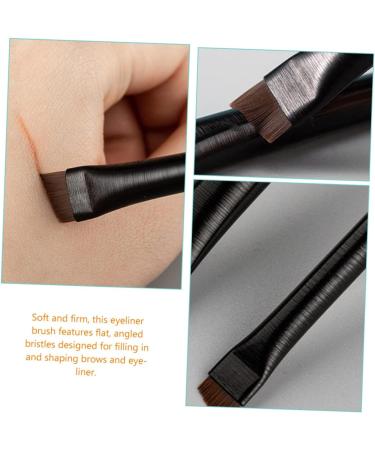 Baluue 9 Sets Eyeliner Brush Makeup Brush Multi-function Eyebrow Brush Ear Black Wood - Buy Online on SooperMarket.com