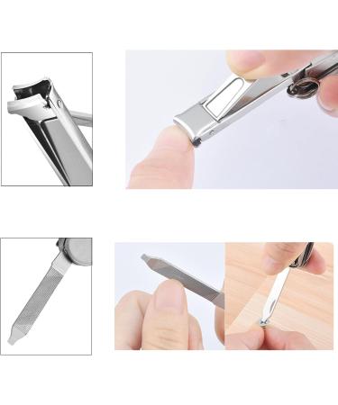 5in1 Multi Tool Nail Clippers Ultra Slim Foldable Multifunctional Pocket Nail Cutter With Nail File Nose Hair Scissors Screwdriver Key Chain Portable Mini Multi Nail Clippers for Travel Hiking Camping - Buy Online on SooperMarket.com