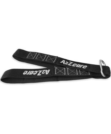 A2ZCARE Battle Rope Anchor Kit with Stainless Steel Snap Hook and Reinforced Straps - Includes Exercise Guide for Easy Setup - Buy Online on SooperMarket.com