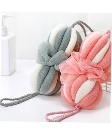 NOLITOY 3pcs Bath Sponges - Exfoliating Loofahs & Shower Scrubs for Adults | Cute Body Wash Pouf - Ideal for All Skin Types - Buy Online on SooperMarket.com