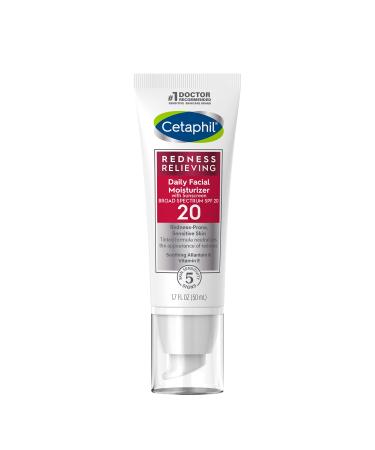 Cetaphil Redness Relieving Daily Facial Moisturizer SPF 20 Neutral Tint 1.7 fl oz (50 ml)