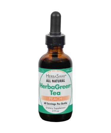Herba Sway - Herbagreen Tea Peach, 2 fl oz liquid