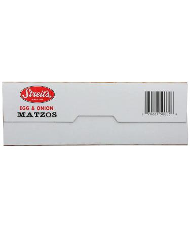 Streit's Matzos Egg & Onion Unleavened Bread Cracker - 11 oz (Pack of 1) - Buy Online on SooperMarket.com