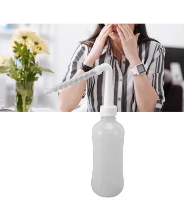 Nasal Rinsing Cleaner Efficient Easy Large Capacity Comfortable Sinus Rinsing Bottle for Sea Water (310ML White) - Buy Online on SooperMarket.com