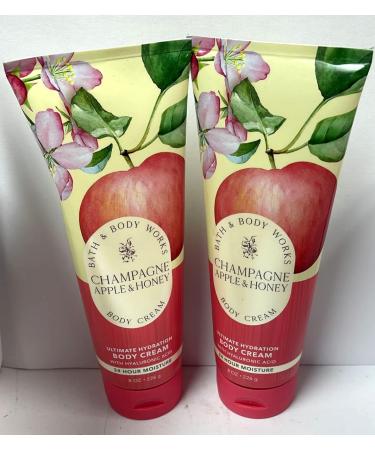 Bath and Body Works Champagne Apple & Honey 2 Pack Ultra Shea Body Cream 8 Oz. (Champagne Apple & Honey) - Buy Online on SooperMarket.com