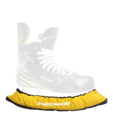 SHERWOOD - Senior Pro Ice Hockey Elastic Socks for Ice Hockey & Ice Skates 2 Pack Yellow