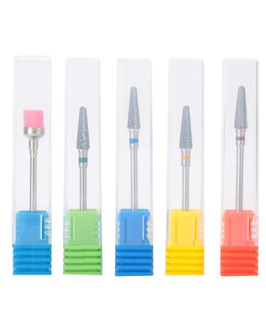 Nail Drill Bits Replacement Set Nail File Polishing File Nail Art Sanding Band Polishing Grinding Head Tools Grinding Wheel Polishing Head Bit Sanding Cap