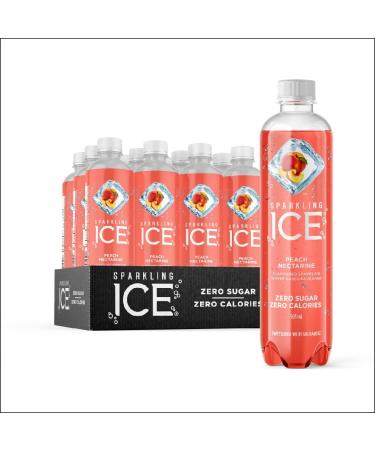 Sparkling Ice Peach Nectarine Flavoured Sparkling Water with Zero Sugar and Zero Calories 503 ml (Pack of 12) Peach Nectarine (Classic) 503 ml (Pack of 12)
