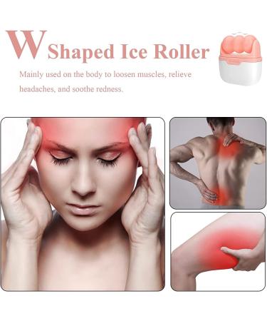 Buy Ice Roller for Face & Eyes - 2 in 1 Facial Skin Care Tool | Reduce Puffiness & Relieve Migraine - Pink Carry Case Included - Buy Online on SooperMarket.com