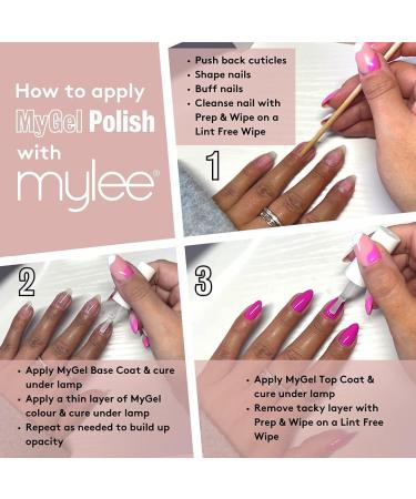 MYGEL by Mylee Nail Gel Polish Autumn/Winter Collection 8x10ml Colours + Top & Base Coat UV/LED Soak-Off Nail Art Manicure Pedicure for Professional Salon & Home Use - Long Lasting & Easy to Apply - Buy Online on SooperMarket.com