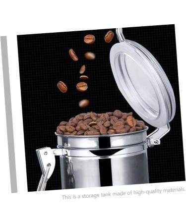 Zerodeko 4pcs Stainless Steel Freshness Container with Lid Metal Container Kitchen Pantry Organizer Travel Nuts Container Coffee Container Tea Bottle Food Container Household Storage Bottle - Buy Online on SooperMarket.com