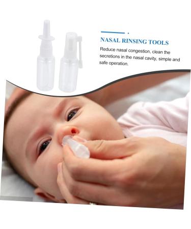 Healeved 4 Pcs Nasal Spray Bottle Set - Fine Mist Sprayer Small Plastic Bottles for Nose Cleaning - Buy Online on SooperMarket.com