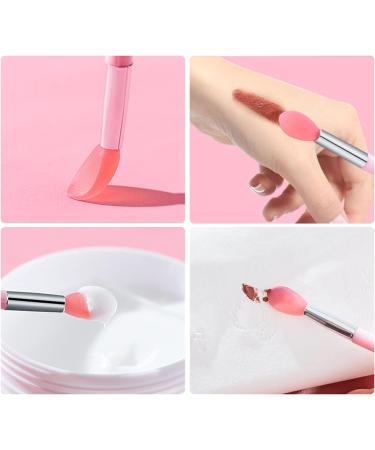 10PCS Portable Silicone Lip Brush Single Soft Head Lipstick Brushes Lip Makeup For Women Girls Silicone Lip Brush Applicator - Buy Online on SooperMarket.com