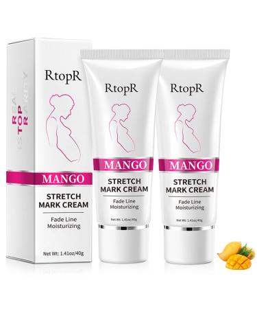 Stretch Mark Removal Cream Obesity Stretch Mark Moisturizer Postpartum Repair Stretch Mark Cream Abdominal Stretch Mark Cream Remove Marks (2 PCS)