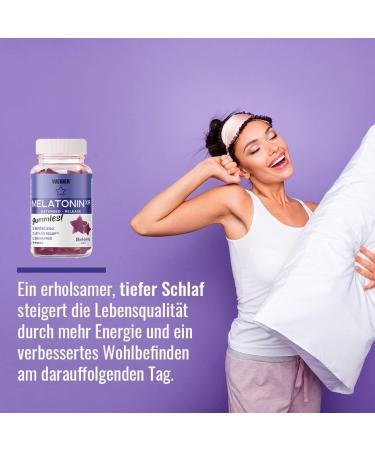 Weider Melatonin Gummies for Sleep | Time-Delayed Release Sugar-Free Blackberry Flavor | 60 Delicious Gummy Bears - Buy Online on SooperMarket.com