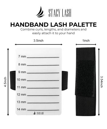  Stacy Lash Acrylic Tray for Eyelash Extensions Lash Tile Hand Pallet Holder Premium Extension Supplies for Professionals  - Buy Online on SooperMarket.com