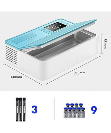 Insulin Cooler Refrigerated Box Portable Insulin Constant Temperature Refrigerato with LCD Display Suitable for Insulin Interferon Eye Drops Storage 220V - Buy Online on SooperMarket.com
