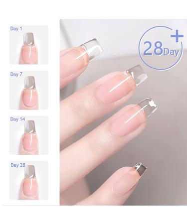 Lofuanna 15g Clear Builder Nail Gel - Nail Leveling Gel with Acrylic Brush for Nail Strengthening and Manicure Set - Self-Leveling Nail Repair and Extension Gel (0.5oz) - Buy Online on SooperMarket.com