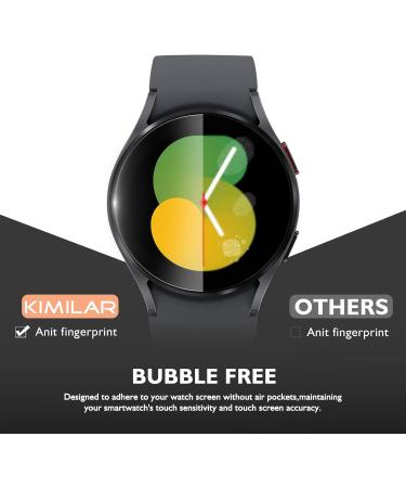 Kimilar 4 Pack Galaxy Watch 4/5 Screen Protector 40mm - Waterproof Tempered Glass Cover for Samsung Galaxy Watch 4/5 40mm Smartwatch - Buy Online on SooperMarket.com