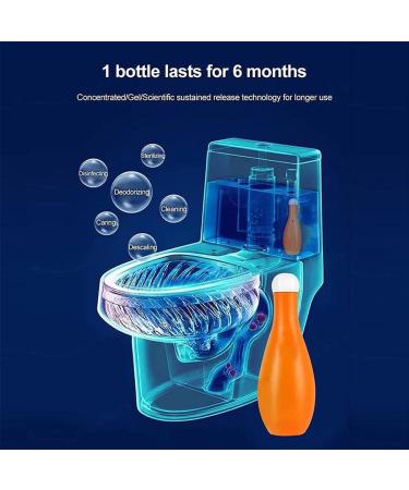 Bowling Blue Bubble Household Toilet Blue Bubble Bottle Cleaner Tablet Bowling Blue Bubble Toilet Cleaning Bowling Blue Bubble Toilet Bowl Cleaner 200g (1PCS) - Buy Online on SooperMarket.com