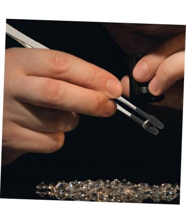 Magiclulu 4-Piece Stamp Clip Brow Tool Set - Stainless Steel Jewelry Tongs Tweezers & Pincer for Jewelry Making | Handicrafts Martensitic - Shop Now! - Buy Online on SooperMarket.com