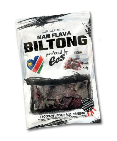 Nam Flava - The Original Biltong from Namibia - 100g (Dried Meat/Beef Jerky) 100 g (1 pack)